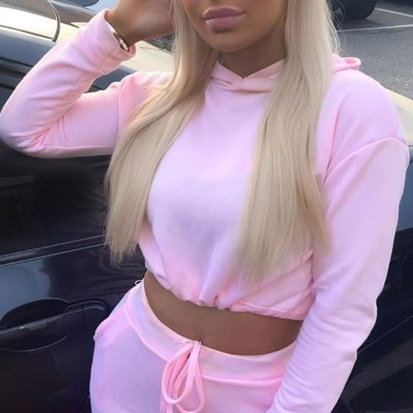 5 ⭐Jenna Blush Pink Drawstring Joggers - Picture 5 of 10